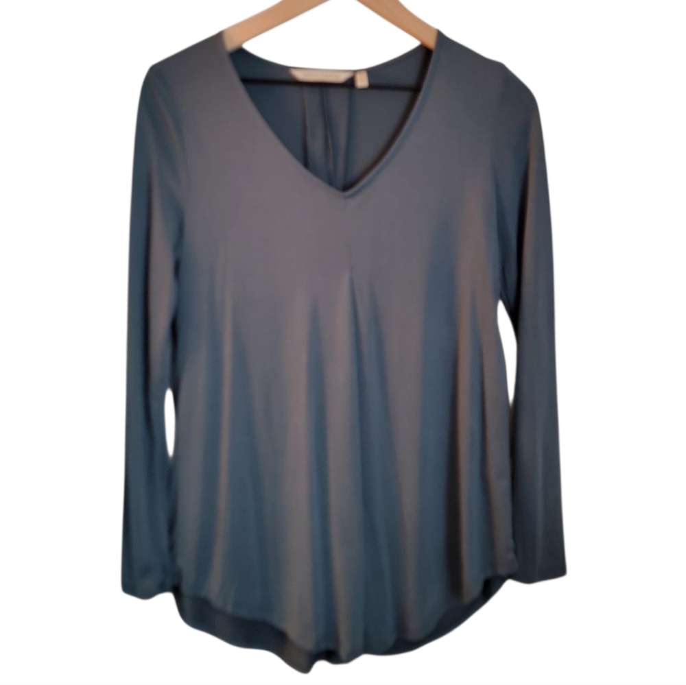 Soft Surroundings Long Sleeve SUPER SOFT V Neck Top XS‎